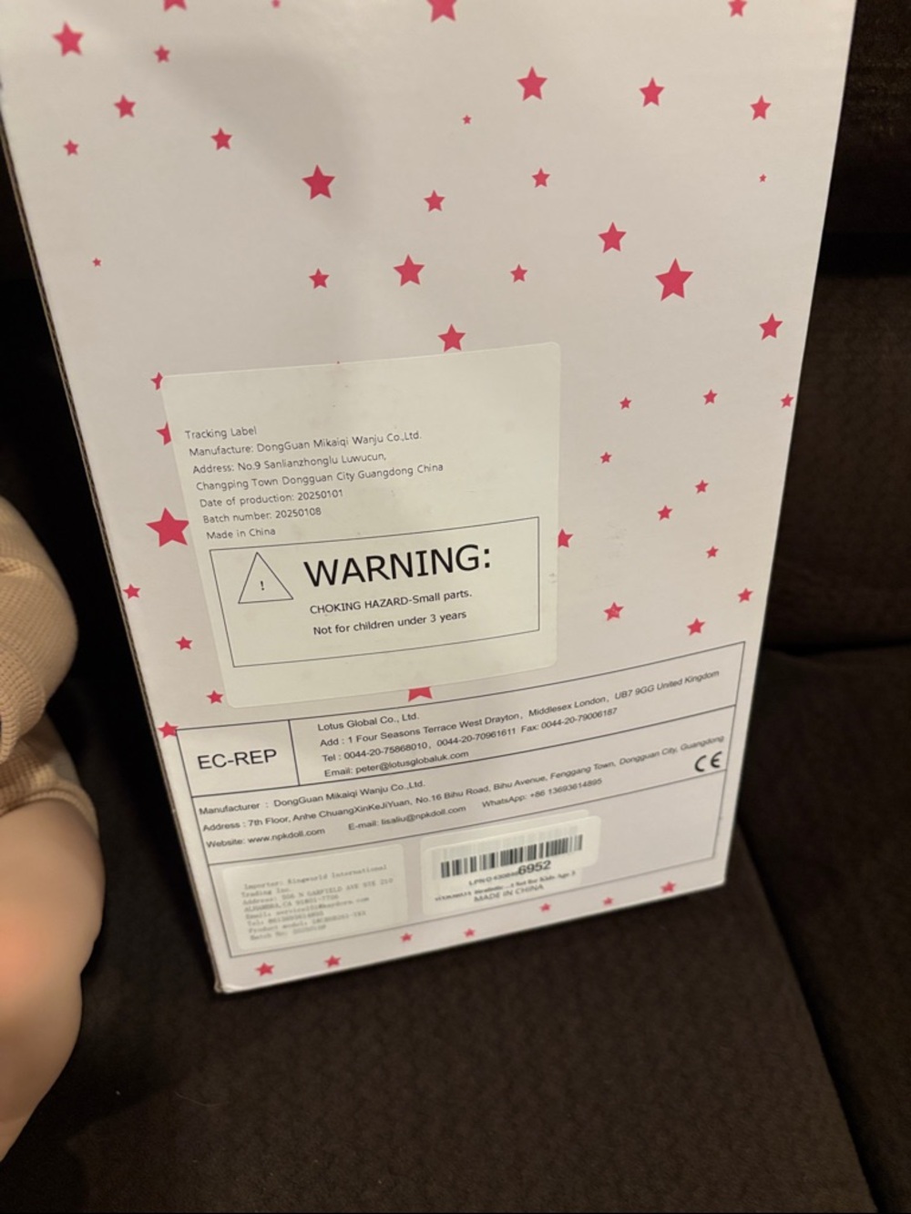 Reborn Baby Doll in Beige Outfit - Kids Toys cloth body - Picture 7 of 9